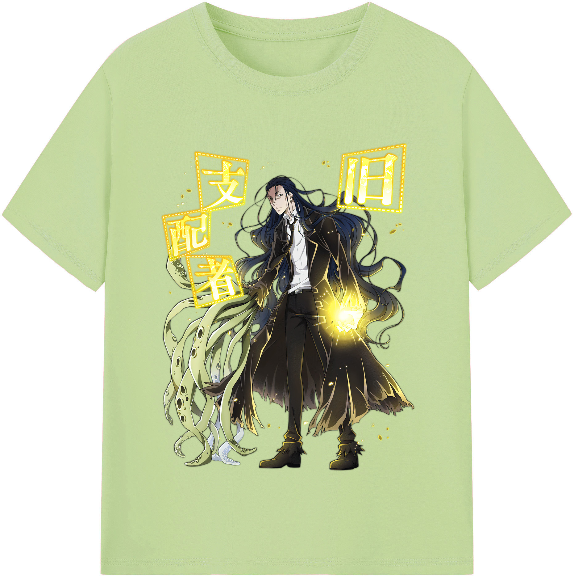（画像用） 文豪ストレイドッグス Bungo Stray Dogs 綿100％半袖Tシャツ（フロントプリント）
